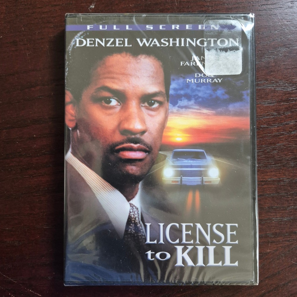 License to Kill DVD Denzel Washington James Farentino Full Screen New Sealed
